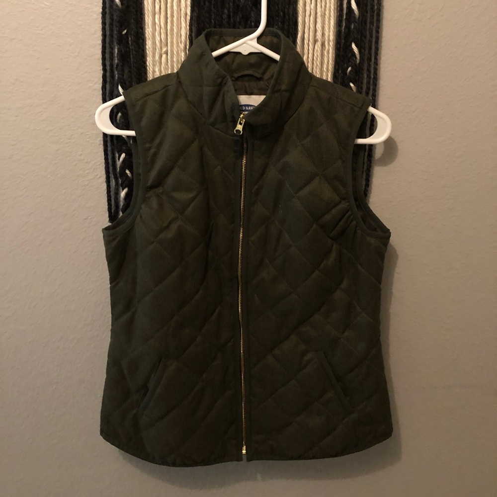 Old navy army green vest
